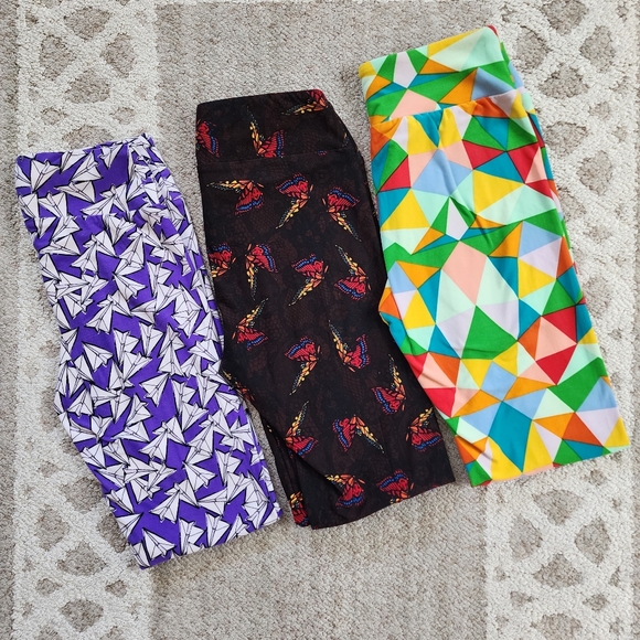 LuLaRoe Legging Bundle of 3 - Picture 1 of 9